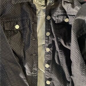 Size Small Polka Dotted Lightweight Jacket